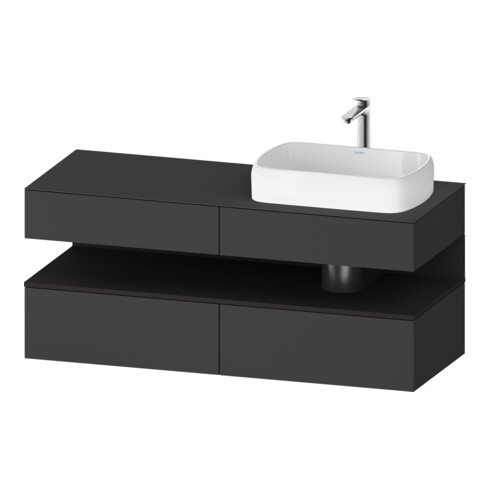 Duravit Waschtischunterschrank Qatego 140x55x60cm, gra m/Gr m, Pl, B r, B