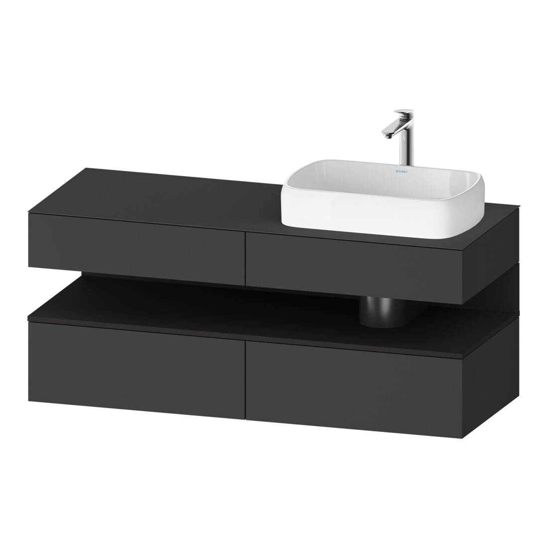 Duravit Waschtischunterschrank Qatego 140x55x60cm, gra m/Gr m, Pl, B r, B