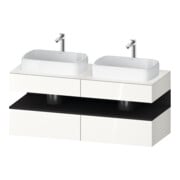 Duravit Waschtischunterschrank Qatego 140x55x60cm, gra m/we g, Pl, B bs, B