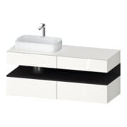 Duravit Waschtischunterschrank Qatego 140x55x60cm, gra m/we g, Pl, B l, B