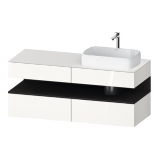 Duravit Waschtischunterschrank Qatego 140x55x60cm, gra m/we g, Pl, B r, B
