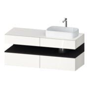 Duravit Waschtischunterschrank Qatego 140x55x60cm, gra m/we g, Pl, B r, B