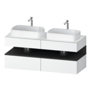 Duravit Waschtischunterschrank Qatego 140x55x60cm, gra m/we m, Pl, B beids.