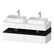 Duravit Waschtischunterschrank Qatego 140x55x60cm, gra m/we m, Pl, B bs, B