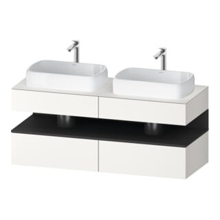 Duravit Waschtischunterschrank Qatego 140x55x60cm, gra m/we m, Pl, B bs, B