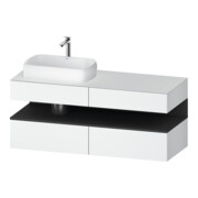 Duravit Waschtischunterschrank Qatego 140x55x60cm, gra m/we m, Pl, B l, B