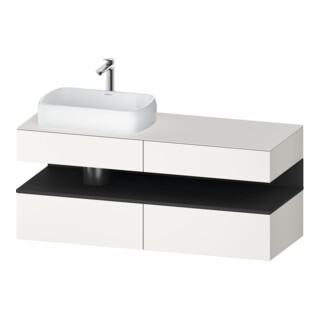 Duravit Waschtischunterschrank Qatego 140x55x60cm, gra m/we m, Pl, B l, B