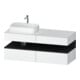 Duravit Waschtischunterschrank Qatego 140x55x60cm, gra m/we m, Pl, B l, B-1