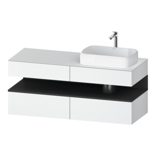 Duravit Waschtischunterschrank Qatego 140x55x60cm, gra m/we m, Pl, B r, B