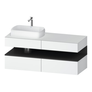 Duravit Waschtischunterschrank Qatego 140x55x60cm, gra m/we m, Pl, Beck. li