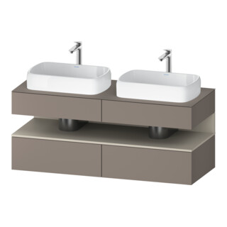 Duravit Waschtischunterschrank Qatego 140x55x60cm, T m/ba m, Pl, B bs, B