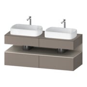 Duravit Waschtischunterschrank Qatego 140x55x60cm, T m/ba m, Pl, Beck. beids.