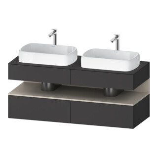 Duravit Waschtischunterschrank Qatego 140x55x60cm, T m/Gr m, Pl, B bs, B