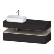 Duravit Waschtischunterschrank Qatego 140x55x60cm, T m/Gr m, Pl, B l, Nischenb