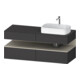Duravit Waschtischunterschrank Qatego 140x55x60cm, T m/Gr m, Pl, Beck. re