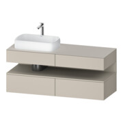 Duravit Waschtischunterschrank Qatego 140x55x60cm, T m/ta m, Pl, B l, Nischenb