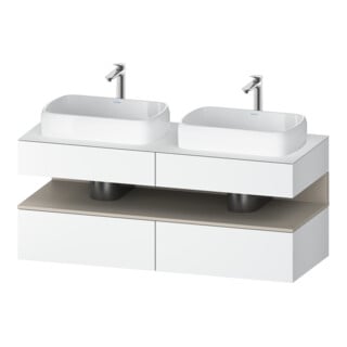 Duravit Waschtischunterschrank Qatego 140x55x60cm, T m/we m, Pl, B bs, B