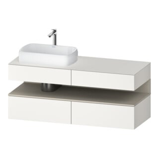 Duravit Waschtischunterschrank Qatego 140x55x60cm, T m/we m, Pl, B l, Nischenb