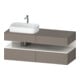 Duravit Waschtischunterschrank Qatego 140x55x60cm, w g/b m, Pl, Beck. li-1
