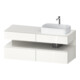 Duravit Waschtischunterschrank Qatego 140x55x60cm, w g, Konsolenpl., Beck. re