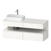 Duravit Waschtischunterschrank Qatego 140x55x60cm, w g, Pl, Beck. li, Nischenb