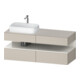 Duravit Waschtischunterschrank Qatego 140x55x60cm, w g/tau m, Pl, B l, B-1