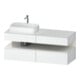 Duravit Waschtischunterschrank Qatego 140x55x60cm, w hgl/we m, Pl, B l, B-1