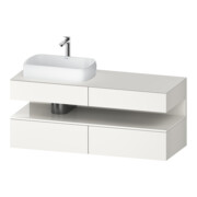 Duravit Waschtischunterschrank Qatego 140x55x60cm, w hgl/we m, Pl, B l, B