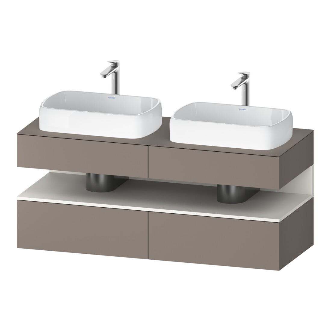 Duravit Waschtischunterschrank Qatego 140x55x60cm, w m/ba m, Pl, B bs, B