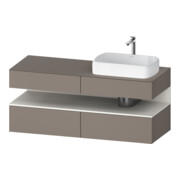 Duravit Waschtischunterschrank Qatego 140x55x60cm, w m/ba m, Pl, B r, Nischenb