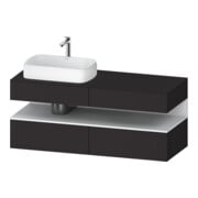 Duravit Waschtischunterschrank Qatego 140x55x60cm, w m/Gr m, Pl, B l, Nischenb
