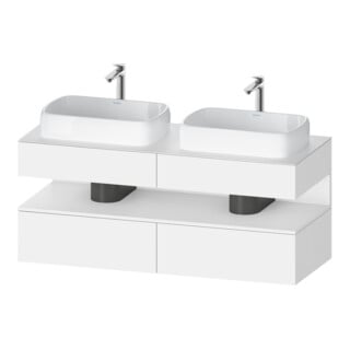Duravit Waschtischunterschrank Qatego 140x55x60cm, w m, Pl, Beck. beids.