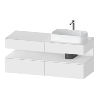 Duravit Waschtischunterschrank Qatego 140x55x60cm, w m, Pl, Beck. re, Nischenb