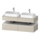 Duravit Waschtischunterschrank Qatego 140x55x60cm, w m/ta m, Pl, B bs, B-1