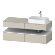 Duravit Waschtischunterschrank Qatego 140x55x60cm, w m/ta m, Pl, B r, Nischenb