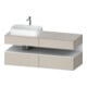 Duravit Waschtischunterschrank Qatego 140x55x60cm, w m/ta m, Pl, Beck. li-1