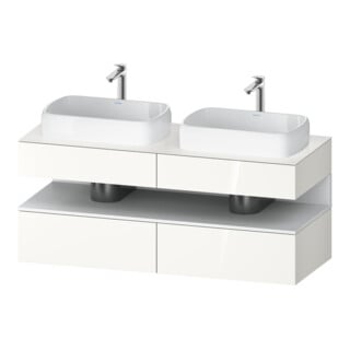 Duravit Waschtischunterschrank Qatego 140x55x60cm, w m/we g, Pl, B bs, B