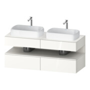 Duravit Waschtischunterschrank Qatego 140x55x60cm, w m/we g, Pl, Beck. beids.