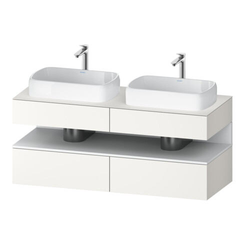 Duravit Waschtischunterschrank Qatego 140x55x60cm, w m/we m, Pl, Beck. beids.