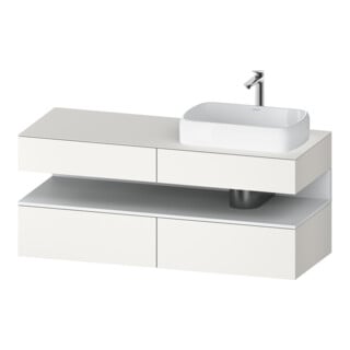 Duravit Waschtischunterschrank Qatego 140x55x60cm, w m/we m, Pl, Beck. re