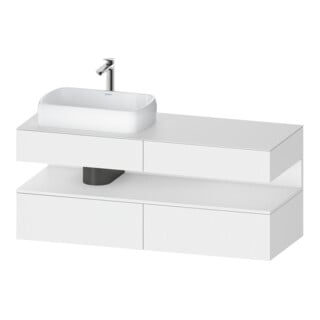 Duravit Waschtischunterschrank Qatego 140x55x60cm, w ma, Konsolenpl., Beck. li