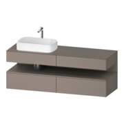 Duravit Waschtischunterschrank Qatego 160x55x60cm, ba m, Konsolenpl., Beck. li