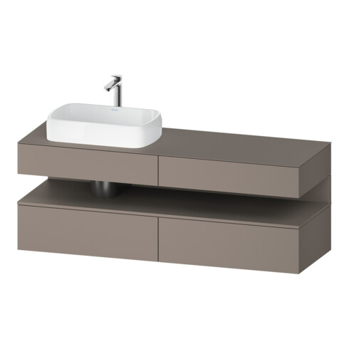 Duravit Waschtischunterschrank Qatego 160x55x60cm, ba m, Pl, B li, Nischenb