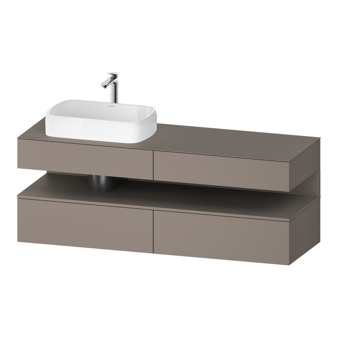 Duravit Waschtischunterschrank Qatego 160x55x60cm, ba m, Pl, B li, Nischenb