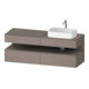 Duravit Waschtischunterschrank Qatego 160x55x60cm, ba m, Pl, B re, Nischenb
