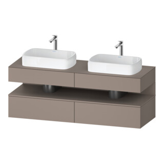 Duravit Waschtischunterschrank Qatego 160x55x60cm, ba m, Pl, Beck. beids.