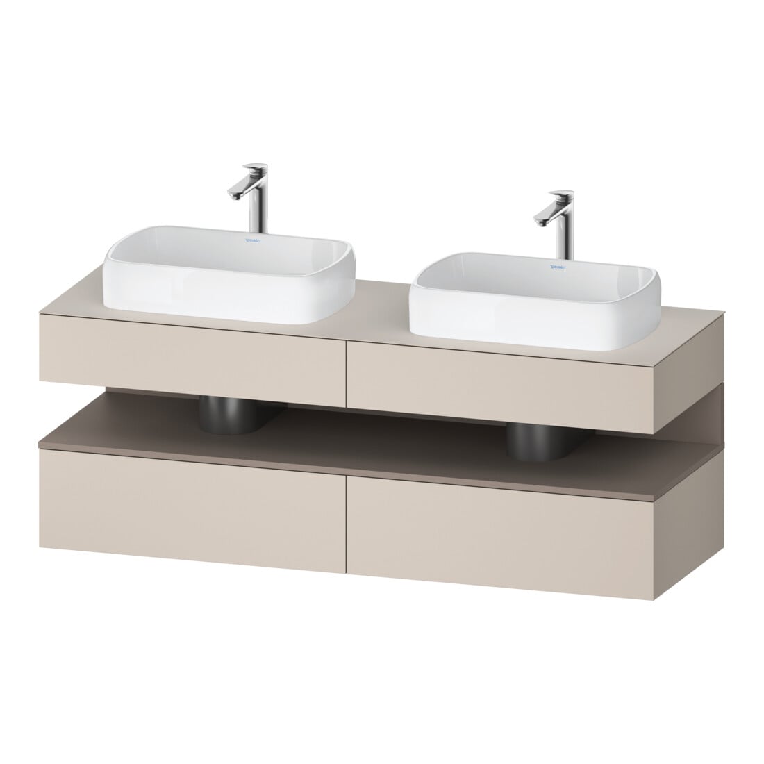 Duravit Waschtischunterschrank Qatego 160x55x60cm, ba m/ta m, Pl, B bs, B