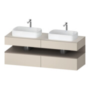 Duravit Waschtischunterschrank Qatego 160x55x60cm, ba m/ta m, Pl, B bs, B