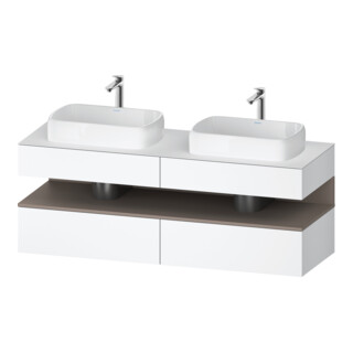 Duravit Waschtischunterschrank Qatego 160x55x60cm, ba m/we m, Pl, B bs, B