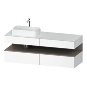 Duravit Waschtischunterschrank Qatego 160x55x60cm, ba m/we m, Pl, B l, B